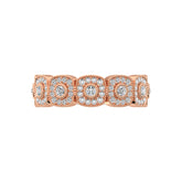 14K Rose Gold 5/8 Ct.Tw. Diamond Stackable Band